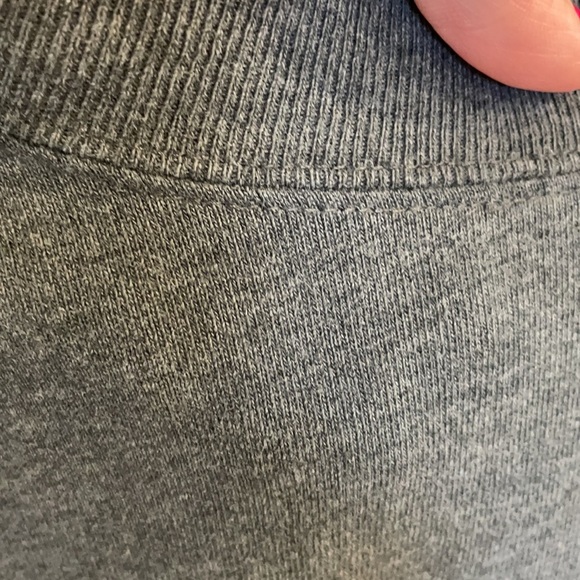 EDDIE BAUER men’s MOCK TURTLENECK COTTON KNIT shirt CHARCOAL size Large - Picture 3 of 8